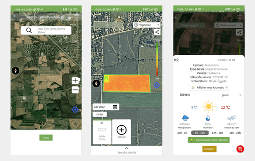 Agricultural management application Android, Cloud
